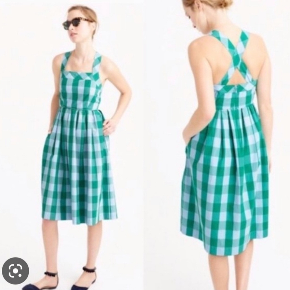 J. Crew Karina Gingham Sundress